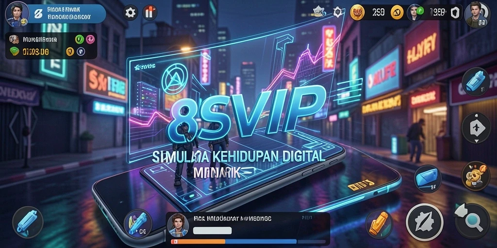 Screenshot gameplay 8SVIP yang menampilkan interaksi karakter.