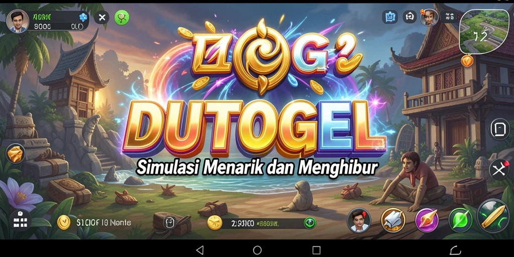 Tampilan gameplay DULTOGEL yang seru dan interaktif.