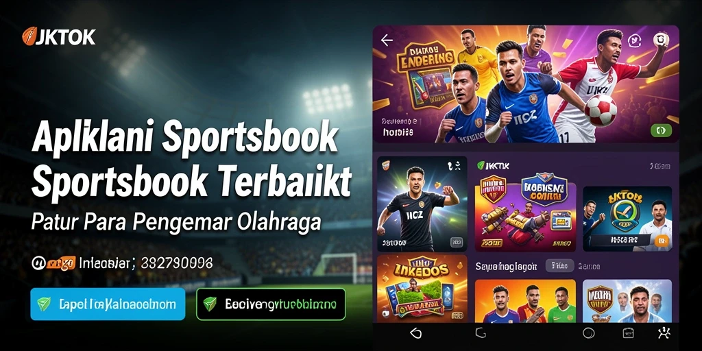 Tampilan gameplay seru dalam aplikasi Sportsbook JKTOK.