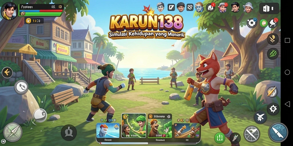Gameplay menarik dalam KARUN138 menampilkan simulasi kehidupan yang realistis.