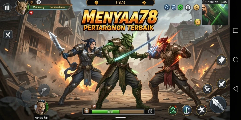 Tampilan gameplay MENYALA78 yang mendebarkan dan seru.
