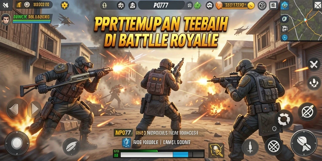 Gameplay seru dalam pertempuran Battle Royale yang mendebarkan.