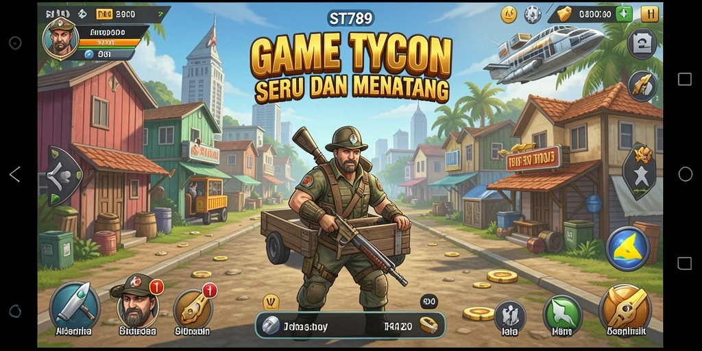Gameplay Tycoon menarik di ST789 dengan banyak pilihan manajerial.