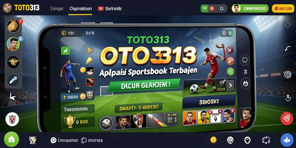 Tampilan permainan taruhan olahraga yang menarik dan interaktif di TOTO313.